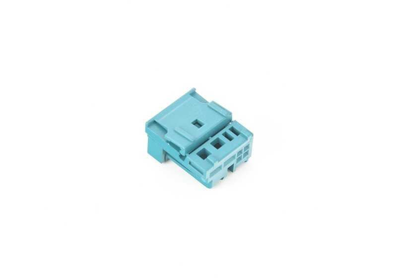 Conector hembra (buchsengehäuse) 6 pines OEM 61139149190 para BMW E81, E82, E87, E88, F20, F21, F40, F52, F70, F44, E90, F30, G20, F32, G22, F10, G60, F06, E65, G11, I01, I12, I20, X1, X2, X3, X4, X5, X6, X7, Z4. Original BMW.