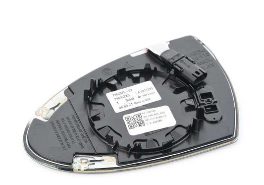 Cristal retrovisor derecho calefactable convexo OEM 51167903826 para BMW E60, E61, E63, E64. Espejo original BMW con función antideslumbramiento (electrocromático).