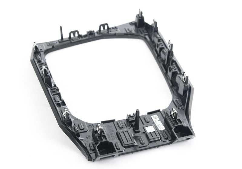 Embellecedor consola central color marrón Escher OEM 51165A0EFD8 para BMW G20, G20N, G21, G21N, G28, G28N, G22, G23, G26, G26E. Original BMW.