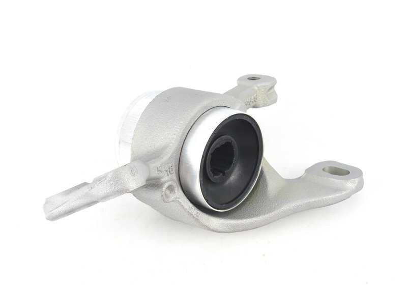 Soporte brazo de suspensión con silentblock hidráulico derecho OEM 31128831646 para BMW F40, F52, F44, F45, F45N, F46, F46N, F48, F48N, F49, F49N y MINI F54, F54N, F55, F55N, F56, F56E, F56F, F56N, F57, F57F, F57N, F60, F60N. Original BMW y MINI.