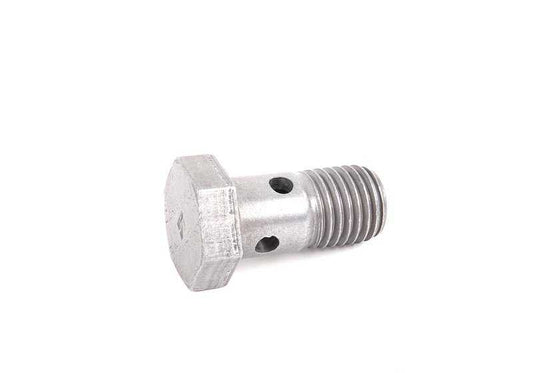 Hollow screw for BMW 1 Series E87, 3 Series E21, E30, E36, E46, E90, E91, E92, E93, 5 Series E12, E28, E34, E39, E60, E61, 6 Series E63N, E64N, 7 Series E23, E38, E65, E66, X3 E83, X5 E70, X6 E71, Z4 E85 (OEM 07119905427). Genuine BMW