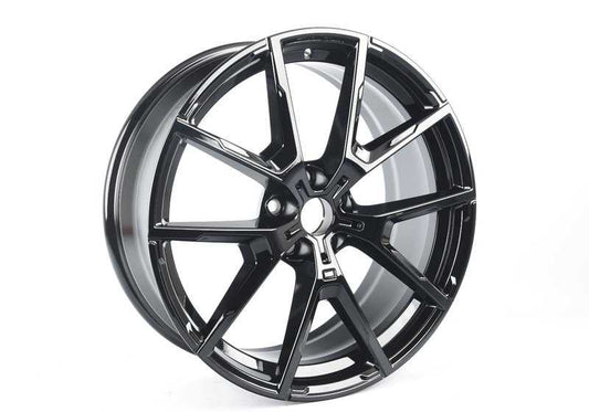 Llanta de aleación original BMW M Y-Spoke 728 de 20" en negro brillante (Jet Black Uni) OEM 36118097240 para BMW G14, G15, G16. Apta para eje delantero. Incluye tapa central y tornillos. Original BMW.