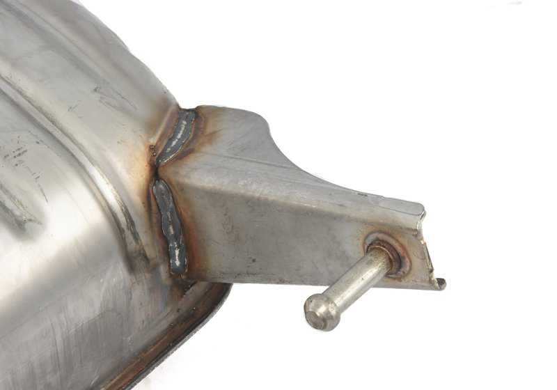 Silencioso trasero con válvula de escape OEM 18307566934 para BMW E90, E91. Original BMW.