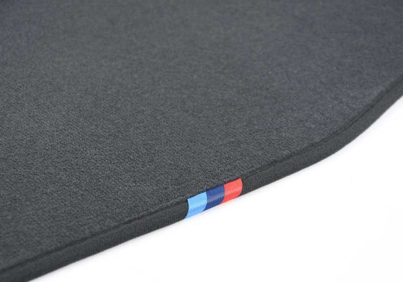 Black velvet carpet game OEM 51478096871 for BMW G20, G20N, G21, G21N, G26, G26N. Original BMW.