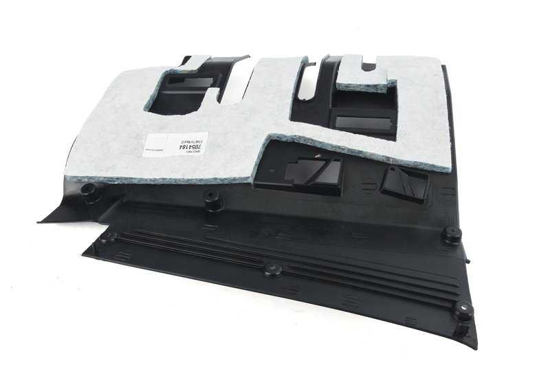 Cubierta inferior del pedal OEM 51457054184 para BMW Z4 E85 y E86 (modelos 2.5i, 3.0i, 3.0si y Z4 M). Compatible con transmisión manual y automática. Original BMW.