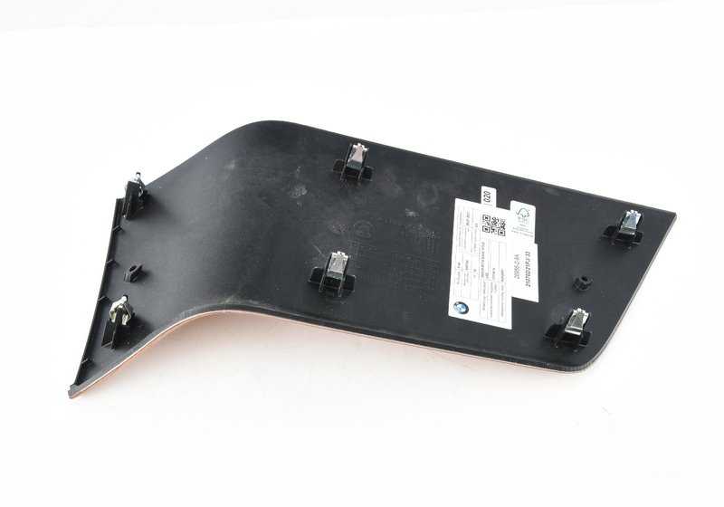 Embellecedor salpicadero madera eucalipto OEM 51459332448 para BMW i3 I01 e I01N. Original BMW.