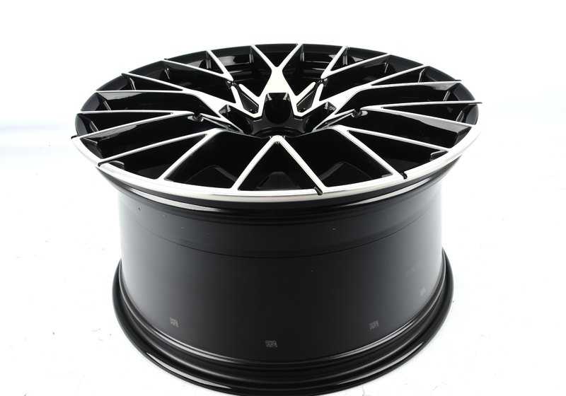 Llanta de aleación ligera Jet Black Uni 10Jx19 ET40 OEM 36118073848 para BMW M2 Competition F87. Original BMW.