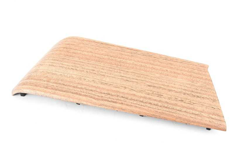 Embellecedor salpicadero madera eucalipto OEM 51459332448 para BMW i3 I01 e I01N. Original BMW.
