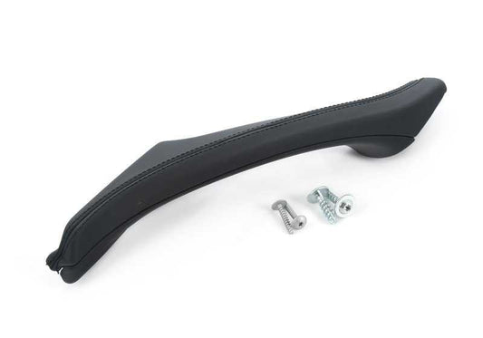 Right Leather Interior Handle OEM 51418047934 for BMW 5 Series F10. Genuine BMW.