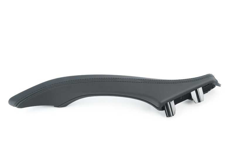 Manija interior de cuero derecha OEM 51418047934 para BMW Serie 5 F10. Original BMW.