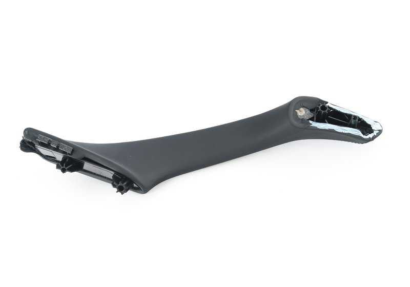 Manija interior de cuero derecha OEM 51418047934 para BMW Serie 5 F10. Original BMW.