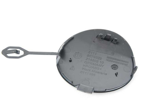 Tapa remolque paragolpes delantero OEM 51118073508 para BMW F87 M2. Original BMW.