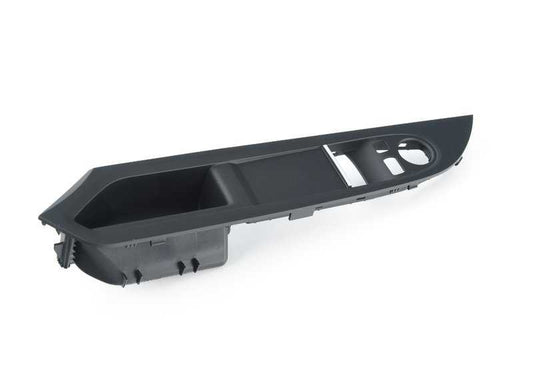 Embellecedor interruptores puerta conductor OEM 51417258393 para BMW F13 640d, 640d xDrive, 640i, 640i xDrive, 650i. Original BMW.