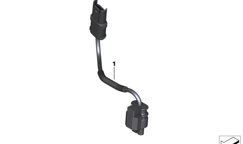 Cable del sensor del cigüeñal OEM 61121624811 para motos BMW R nineT, R nineT Pure, R nineT Scrambler, R nineT Urban G/S. Original BMW Motorrad.