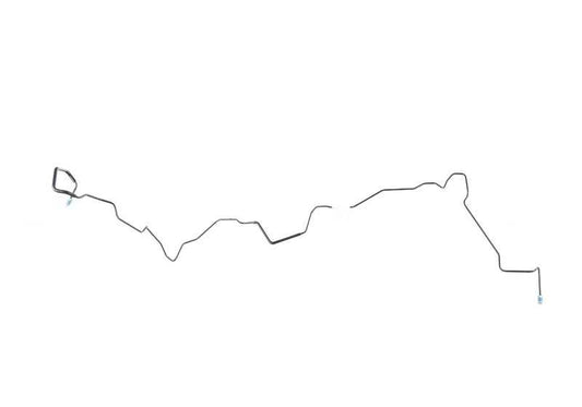 Tubo de freno con funda protectora OEM 34326866287 para BMW F07, F10, F11, F06, F12, F13, F01, F02, F04. Original BMW.