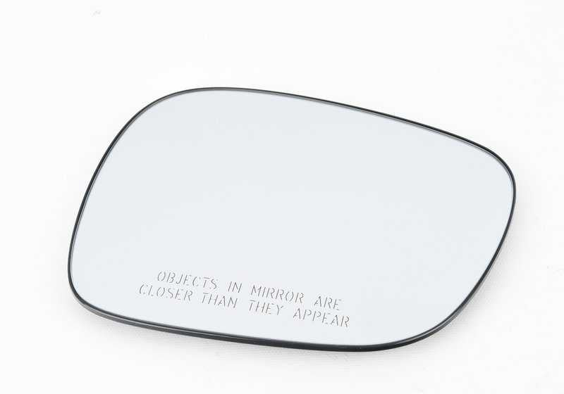 Rechts konvexes Spiegelglas für BMW E83N (OEM 5116345598). Original BMW.