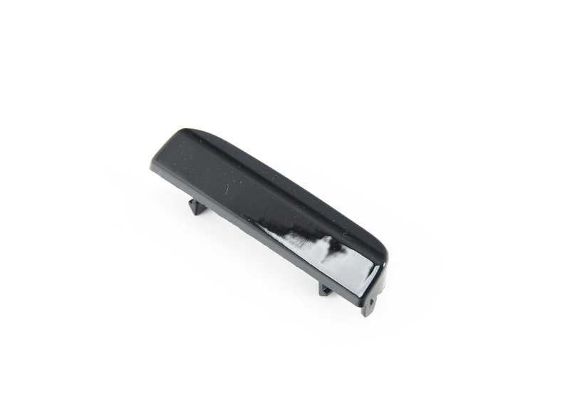 Glossy black tow hook cover for BMW G20, G21 (OEM 51122455862). Original BMW
