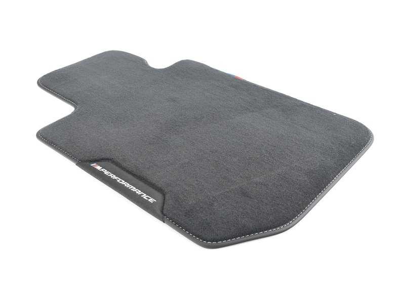 M Performance floor mats for BMW G42, G87 (OEM 51475A35AF0). Original BMW.