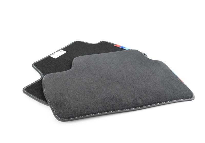 M Performance floor mats for BMW G42, G87 (OEM 51475A35AF0). Original BMW.