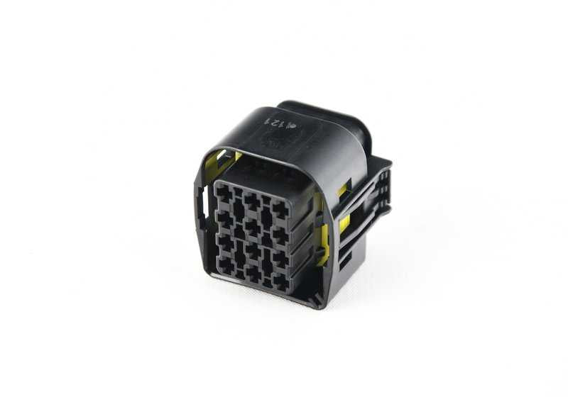 OEM housing connector 12527578538 for BMW E82, E88, E90, E91, E92, E93, F07, F10, F11, F18, F12, F13, F01, F02, E84, F25, E70, E71. Original BMW.