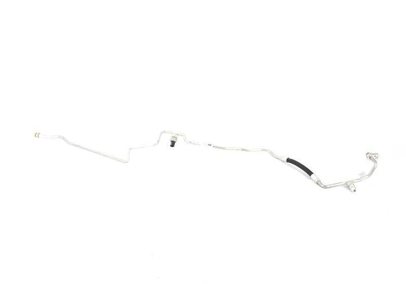 Tubo de alta presión A/A OEM 64509181857 para BMW E60, E61. Conecta condensador y evaporador. Repuesto original BMW.