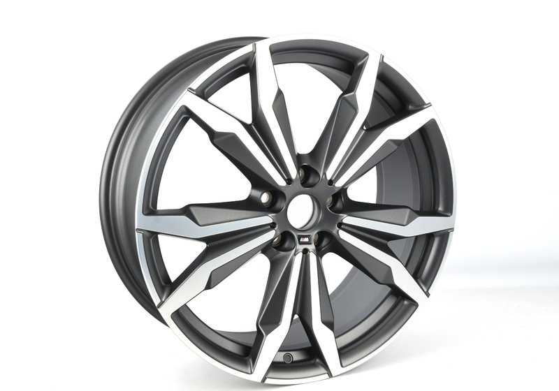 Alloy Tire M Double Radio 717 OEM 36108008659 para BMW X1 F48, F48N e X2 F39. BMW original.