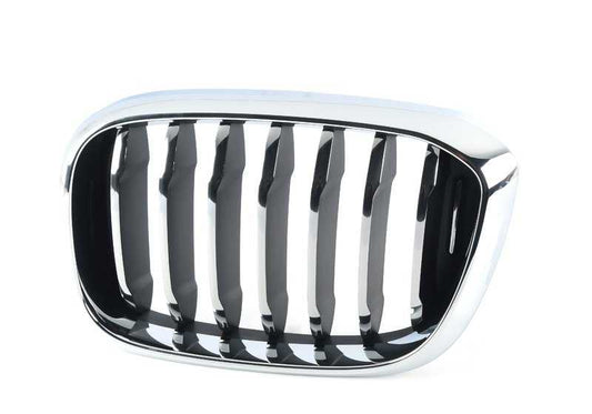 Rejilla embellecedora frontal izquierda OEM 51137464919 para BMW G01 y G02 {modelos: X3, X4}. Original BMW.