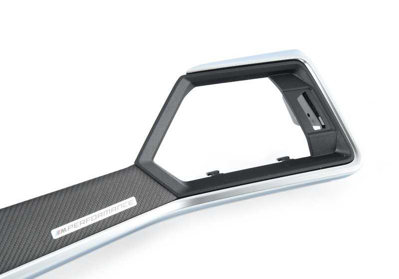 Juego de molduras interiores M Performance en carbono y Alcantara OEM 51955A271A3 para BMW 2er G42 (218i, 220d, 220i, 230i, M240i, M240i xDrive) y BMW 3er G20 (316d). Original BMW.