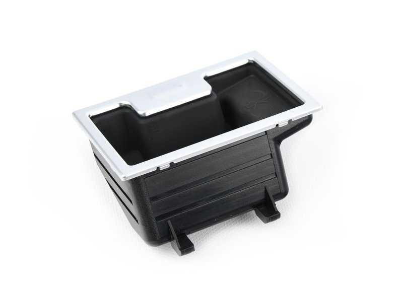Cenicero delantero OEM 51167034090 para BMW Serie 5 {E60, E60N, E61, E61N}. Original BMW.