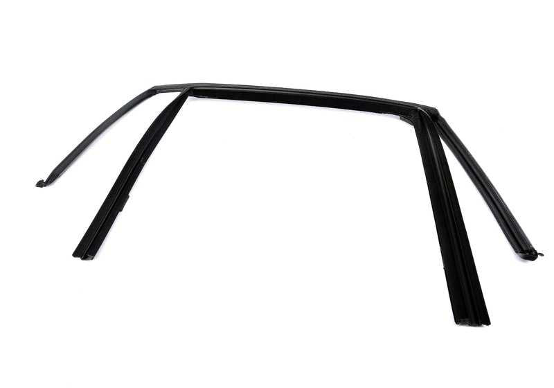 Guía de ventana puerta trasera derecha OEM 51357289668 para BMW X5 F15 y X5 M F85. Original BMW.
