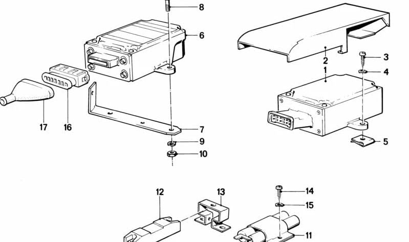 Resistencia de precalentamiento OEM 12141273205 para BMW E23. Original BMW.