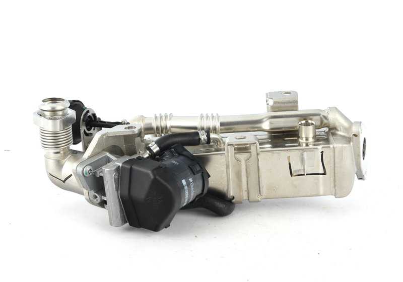 Exhaust Gas Cooler (EGR) OEM 11717823210 for BMW F20, F21, F22, E90, E91, E92, F30, F31, F34, F32, F33, F36, F07, F10, F11, F06, F12, F13, F01, F02, E84, F25, F26, E70, F15, E71, F16. Genuine BMW.
