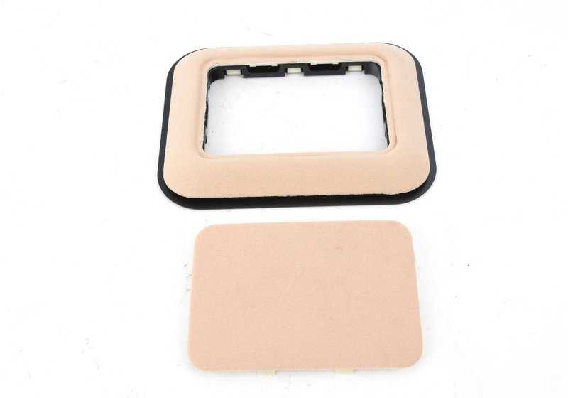 Pannello allarme abitacolo beige sabbia OEM 51448206623 per BMW Serie 7 E38 725tds, 728i, 728iL. BMW originale.
