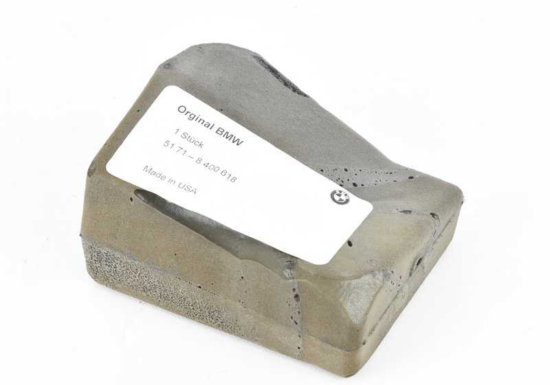 Aislante acústico para cubremaletero derecho OEM 51488400618 para BMW E36 y Z3. Original BMW.