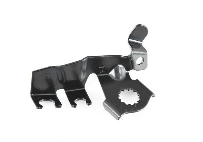 Soporte izquierdo para latiguillo de freno OEM 41007284095 para BMW F20, F20N, F21, F21N, F22, F22N, F23, F23N, F87, F87N, F30, F30N, F31, F31N, F34, F34N, F35, F35N, F80, F80N, F32, F32N, F33, F33N, F36, F36N, F82, F82N, F83, F83N. Original BMW.