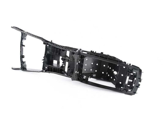 Soporte central de consola OEM 51169142135 para BMW F07 y F07N. Pieza original BMW, ideal para sustituir el soporte de la consola central con ajuste perfecto y calidad garantizada.