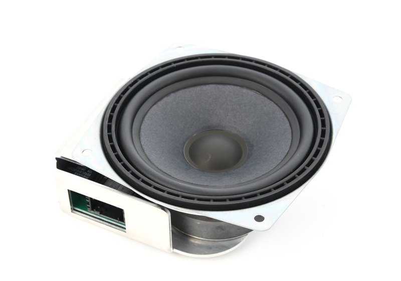 Altavoz de graves izquierdo OEM 65138410689 para BMW E36 y Z3. Repuesto original BMW.