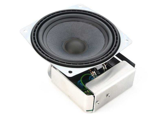 Altavoz de graves izquierdo OEM 65138410689 para BMW E36 y Z3. Repuesto original BMW.