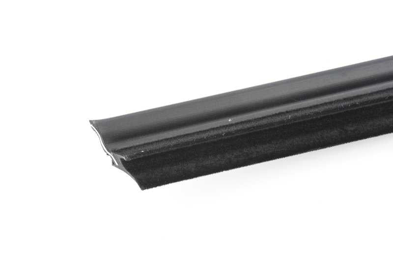 Burlete exterior ventanilla izquierda OEM 51211913055 para BMW E30 (316i con motor M10 y M40, todos los tipos y transmisiones). Original BMW.