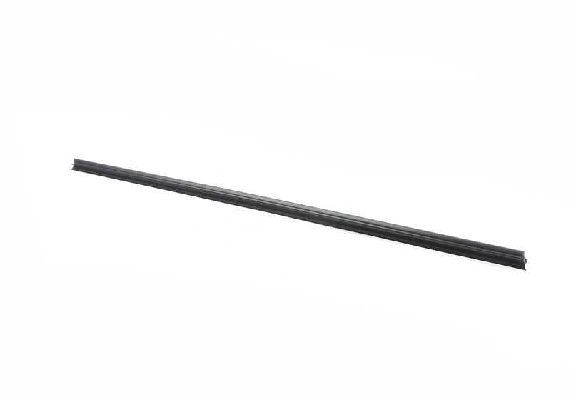 Burlete exterior ventanilla izquierda OEM 51211913055 para BMW E30 (316i con motor M10 y M40, todos los tipos y transmisiones). Original BMW.