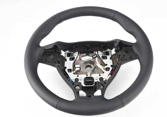 Volante deportivo de cuero con levas de cambio OEM 32336792424 para BMW Serie 5 F07, F10, F11, Serie 6 F06, F12, F13, Serie 7 F01 LCI, F02 LCI… y más. Original BMW.