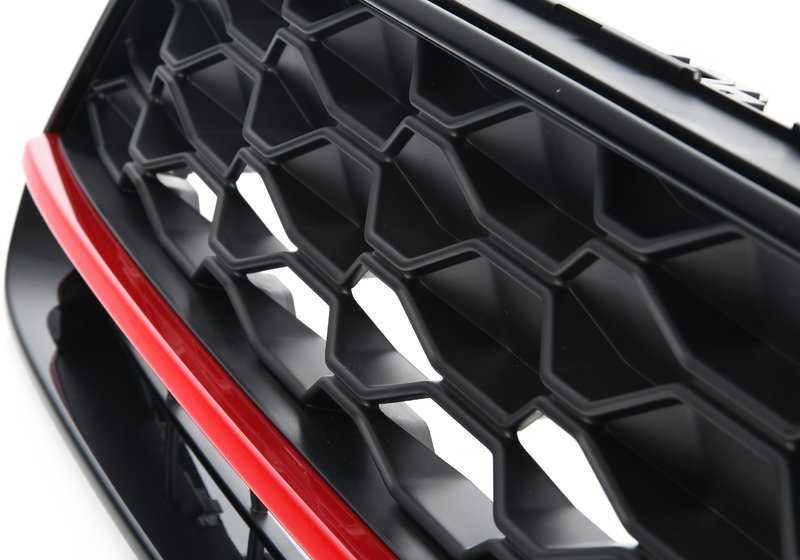 Rejilla decorativa capó delantera negra JCW OEM 51135A1A149 para MINI F60 JCW ALL4 (producción 07/2020 - 02/2024). Original MINI.
