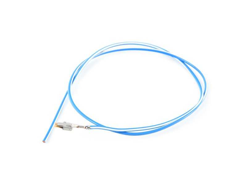 Conector plano con cable OEM 12520007255 para BMW E81, E82, E87, E88, F20, F21, F22, E36, E46, E90, E91, E92, E93, F30, F31, F34, G20, G21, G28 y más. Original BMW.