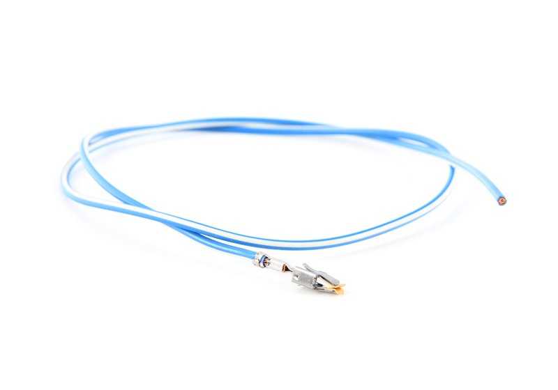 Conector plano con cable OEM 12520007255 para BMW E81, E82, E87, E88, F20, F21, F22, E36, E46, E90, E91, E92, E93, F30, F31, F34, G20, G21, G28 y más. Original BMW.
