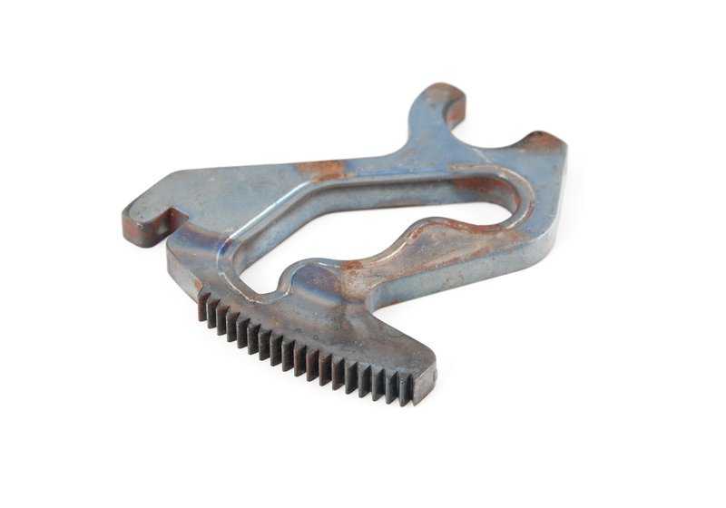 Segmento bloqueo freno de mano OEM 34411151769 para BMW 114, 1502, 1600, 2002, 2002ti, 2002tii, E21, E12, E28, E24. Compatible con frenos de estacionamiento. Original BMW.