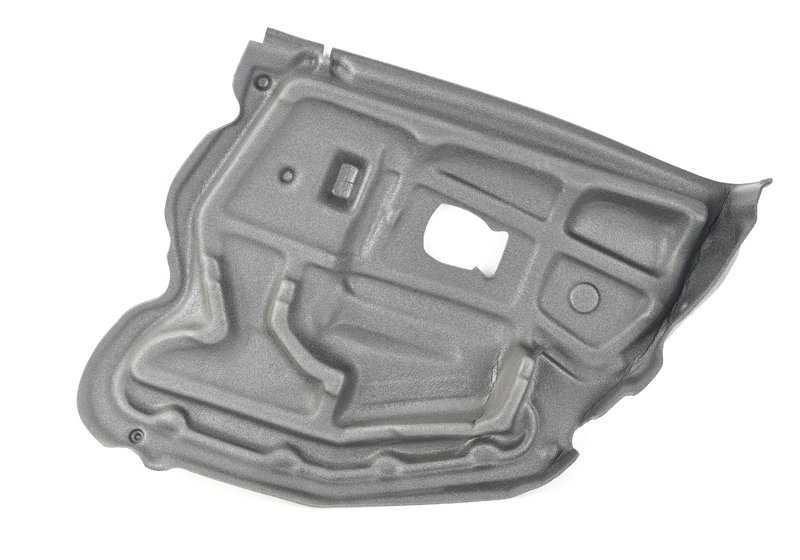 Aislante acústico para puerta trasera derecha OEM 51488173712 para BMW E36. Original BMW.