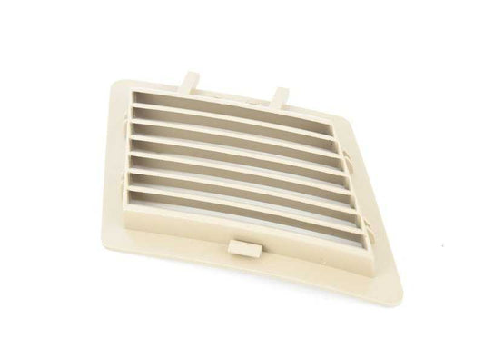 Beige OEM 51437057940 rear ventilation grid for BMW Z4 E85, E86. Original BMW.