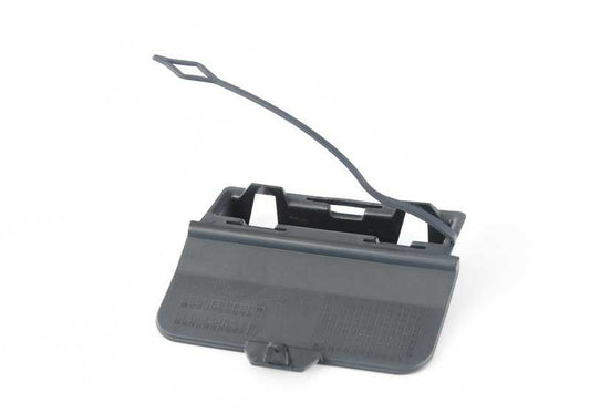 Tapa cubierta gancho de remolque imprimada OEM 51127884229 para BMW G82, G83, M4, M4 Competition, M4 CSL. Compatible con versiones trasera y xDrive. Original BMW.