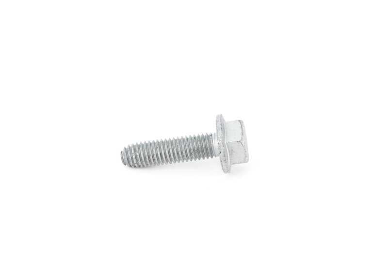 Tornillo hexagonal OEM 31106760122 para BMW E81,E82,E87,E88,F20,F21,F22,F23,F87,E90,E91,E92,E93,F30,F31,F34,F80,F32,F33,F36,F82,F83,E84,E83,G01,F97,G02,F98,E70,F15,F85,E71,E72,F16,F86, MINI R50,R52,R53,R55. Original BMW y MINI.