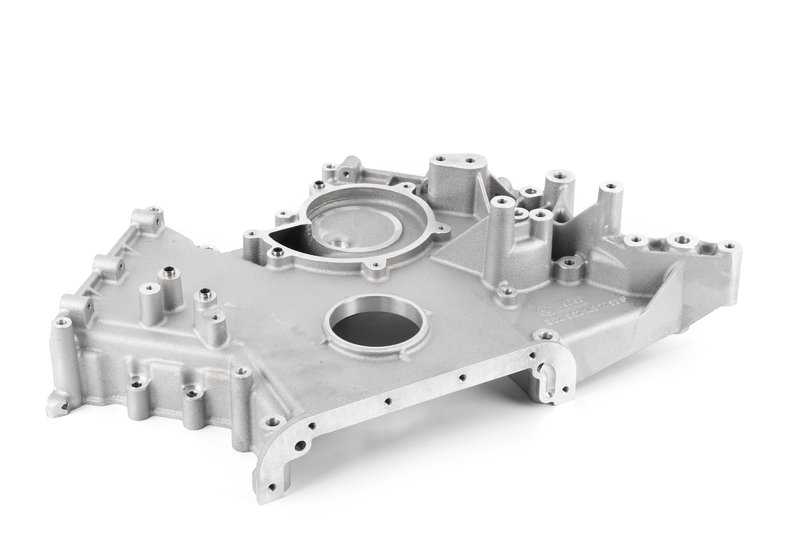 Tapa inferior de la carcasa del árbol de levas OEM 11141407751 para BMW E52 Z8. Original BMW.